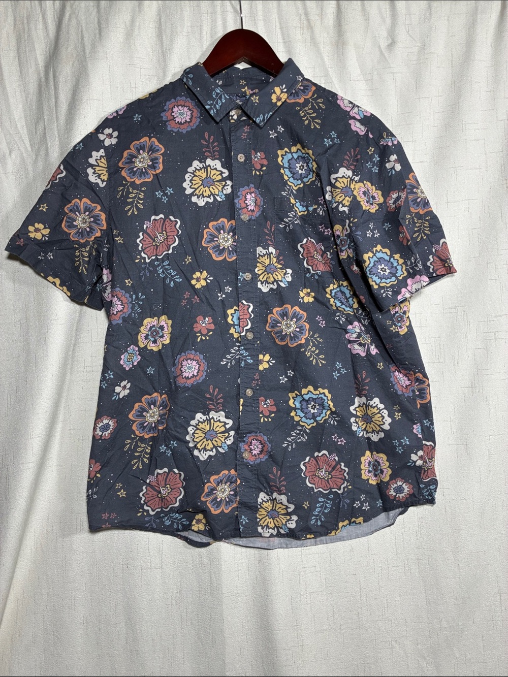 3 Marine Layer  Floral Short-Sleeve Button-Down